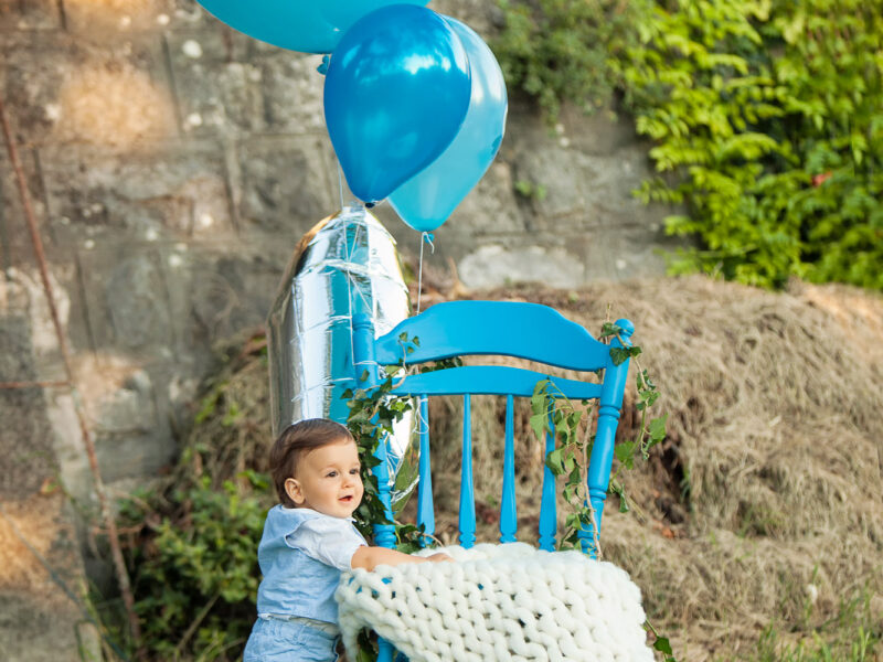 Fotografiranje prvega rojstnega dne - CAKE SMASH