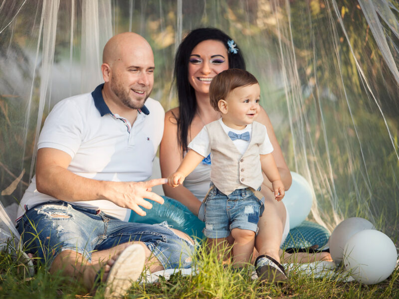 Fotografiranje prvega rojstnega dne - CAKE SMASH